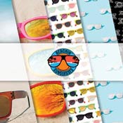 Reminisce Beachin' Sunglasses logo