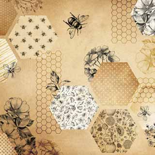 Reminisce Bee Happy Honeycomb