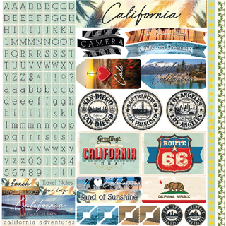 Reminisce California 12x2 Sticker