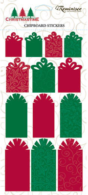 Reminisce Christmastime Presents Sticker