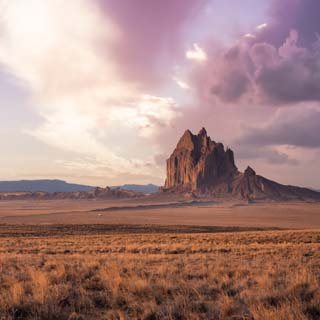 Reminisce Desert Landscape Colorful Sunshine