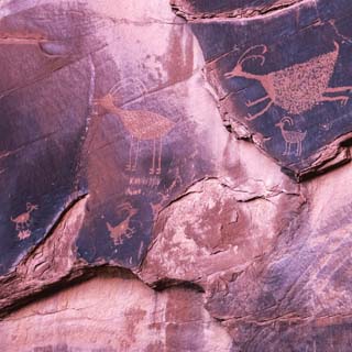 Reminisce Desert Landscape Rock Art