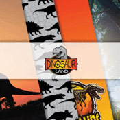 Reminisce Dinosaur Land logo
