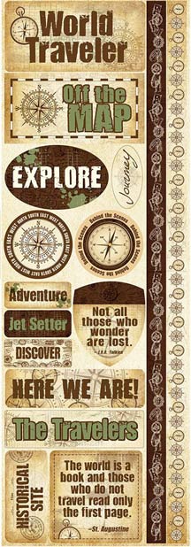 Reminisce Expedition Destination Combo Sticker