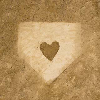 Reminisce Game Day Softball Home Plate Love