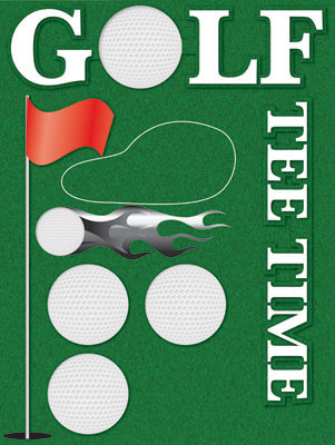 Reminisce Real Sports Golf 3D Sticker