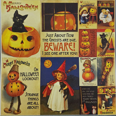 Reminisce Halloween 13 12x12 Sticker