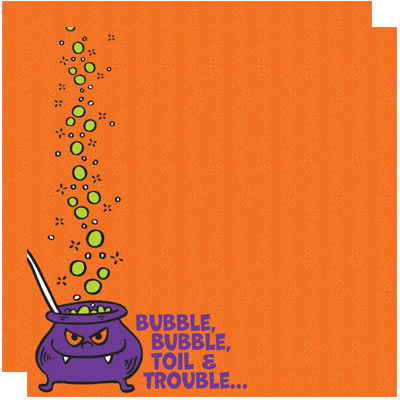 Reminisce Halloween Party 11 Bubble Bubble Toil & Trouble