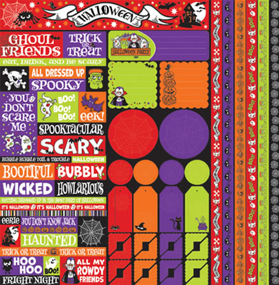 Reminisce Halloween Party 11 Multi Sticker