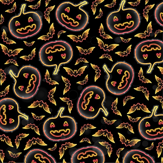Reminisce Halloween Party 17 Neon Jacks And Bats