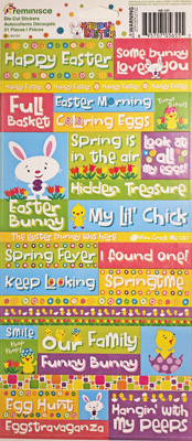 Reminisce Happy Easter 11 Combo Sticker