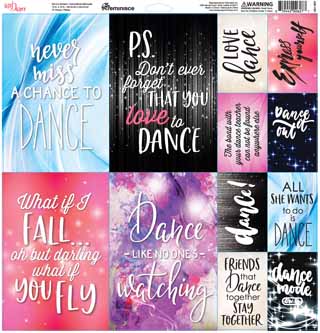Reminisce Just Dance 12x12 Poster Sticker