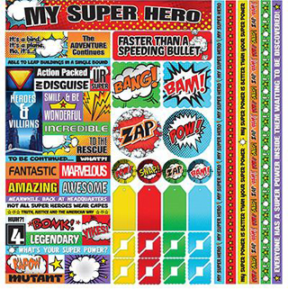 Reminisce My Super Hero Multi Sticker