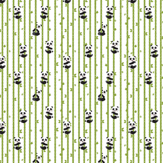 Reminisce Panda-monium Bamboo Panda Bears