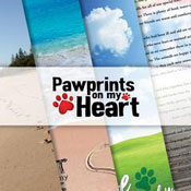 Reminisce Pawprints On My Heart logo