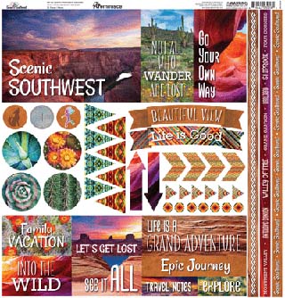Reminisce Scenic Southwest 12x12 Element Sticker
