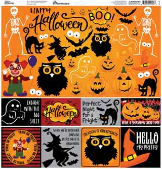 Reminisce This Is Halloween 12x12 Sticker