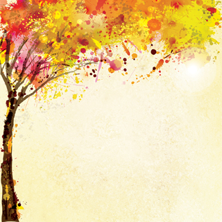 Reminisce Watercolor Fall Autumn Splendor