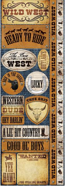 Reminisce Wild West Combo Sticker