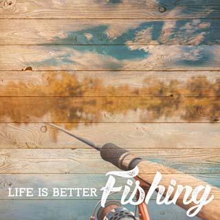 Scrapbook Customs Life Is Better Fishing