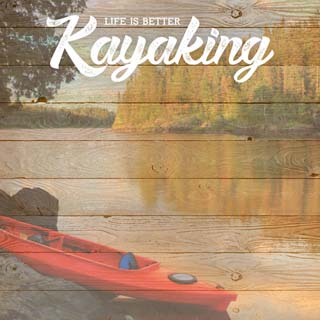 Scrapbook Customs Life Is Better Kayaking