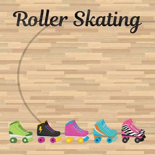 Scrapbook Customs Roller Skating Floor