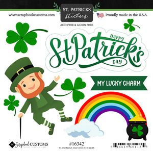 Scrapbook Customs St. Patrick's Day Sticker