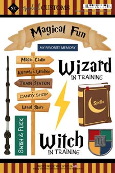 Scrapbook Customs Wizarding World 2 Sticker