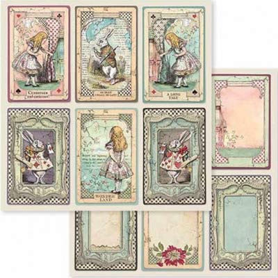 Stamperia Alice Cards