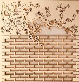 Stamperia Alice Decorative Chips Wall