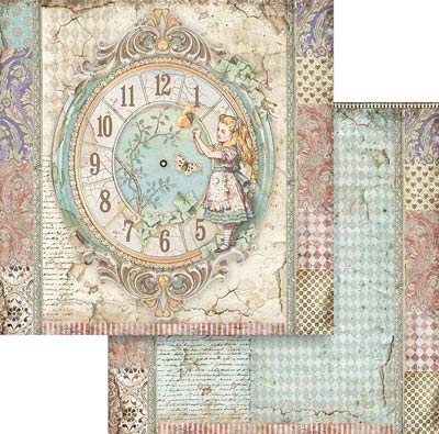 Stamperia Alice Through The Looking Glass Clock