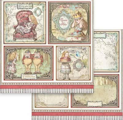 Stamperia Alice Through The Looking Glass Cards