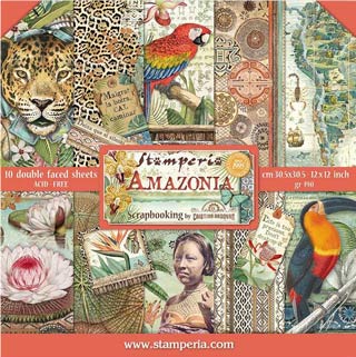 Stamperia Amazonia 12x12 Paper Pad