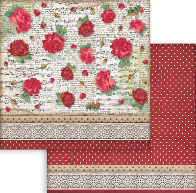 Stamperia Desire Pattern With Roses