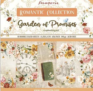 Stamperia Romantic Garden Of Promises 6x6 Paper Pad