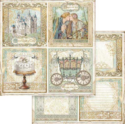 Stamperia Sleeping Beauty 4 Cards