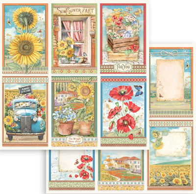 Stamperia Sunflower Art Cards