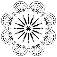 Crafter's Workshop 6x6 Pansy Template