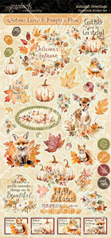 Graphic 45 Autumn Greetings Sticker