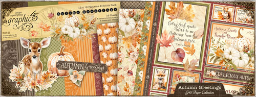 Graphic 45 Autumn Greetings logo