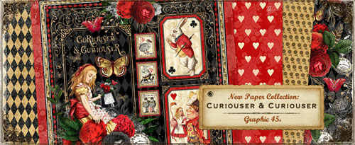 Graphic 45 Curiouser & Curiouser logo