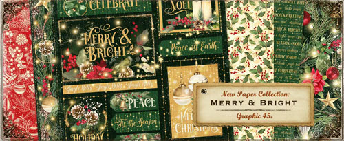 Graphic 45 Merry & Bright logo