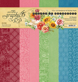 Graphic 45 Season To Celebrate 12x12 Patterns & Solids Pack