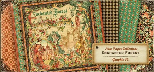 Graphic 45 Collector's Edition Pack 8X8-Enchanted Forest