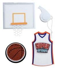 Karen Foster Basketball Stacked Sticker