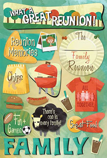 Karen Foster Family Reunion Memories CS Sticker