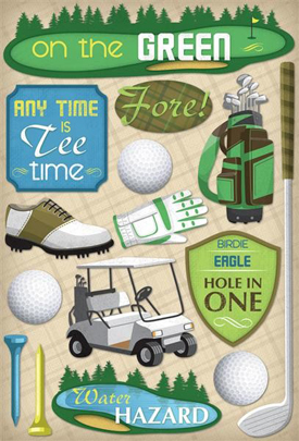Karen Foster Golf Men's Tee Time CS Sticker