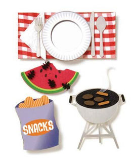 Karen Foster Picnic Stacked Sticker