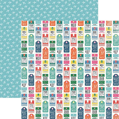 Paper House Productions Explore Your World Luggage Tags