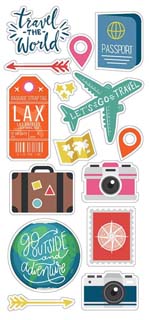 Paper House Productions Explore Your World Puffy Stickers
